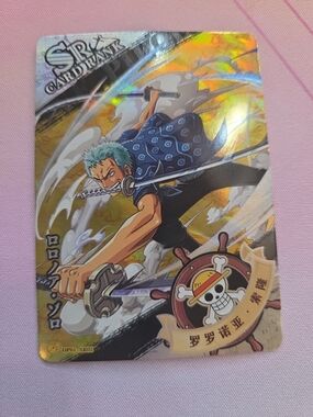 Roronoa Zoro OP01-SR02 One Piece Treasure Chest Set Anime Trading Card Holo